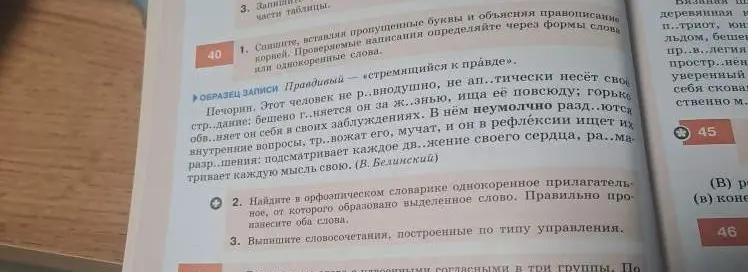 Выполни задание, вставляя пропущенные буквы и объясняя правописание корней в тексте.