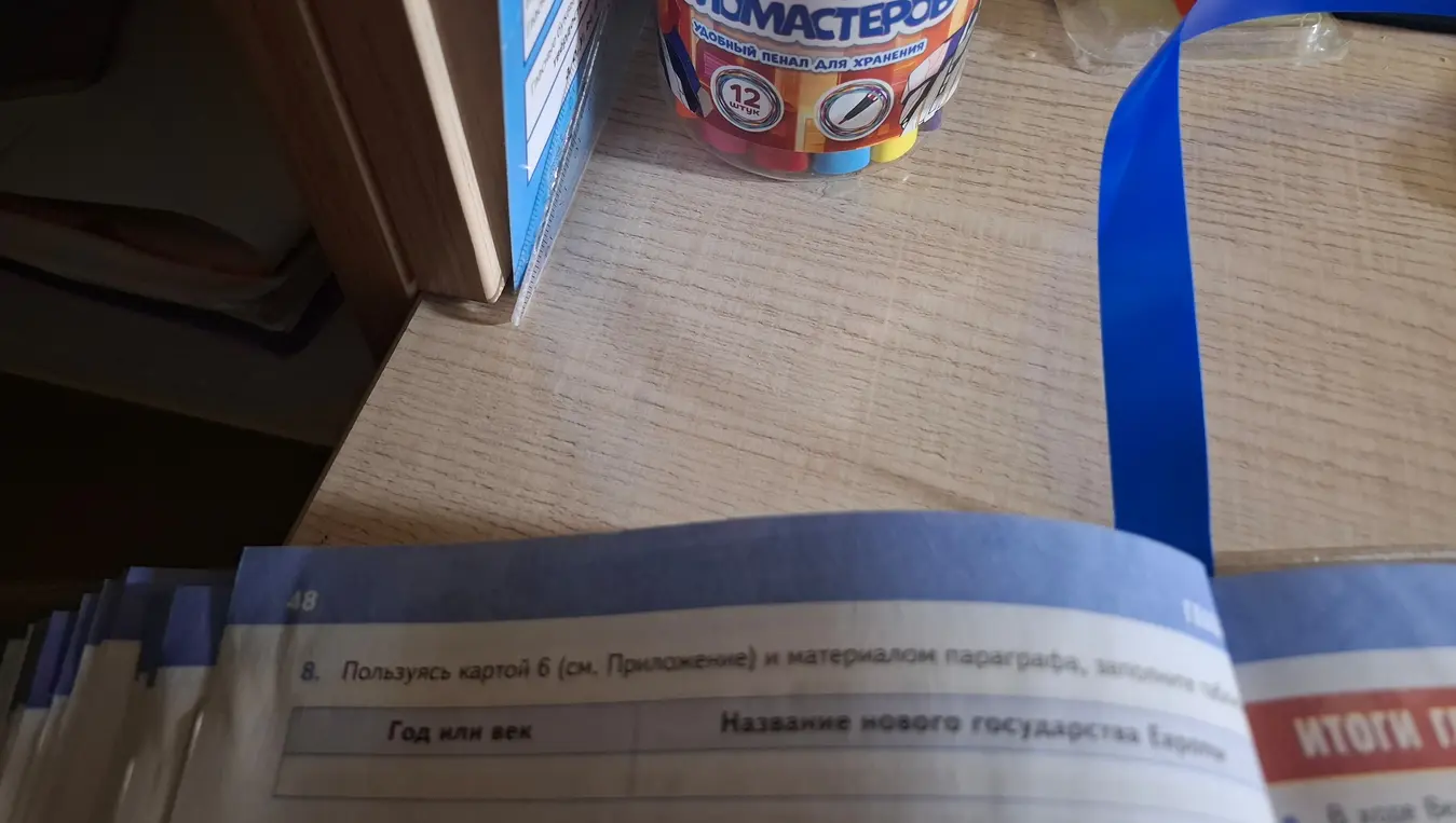 Ты просишь помочь, пользуясь картой 6 из приложения и материалом параграфа, заполнить таблицу 'Год или век - Название нового государства Европы'