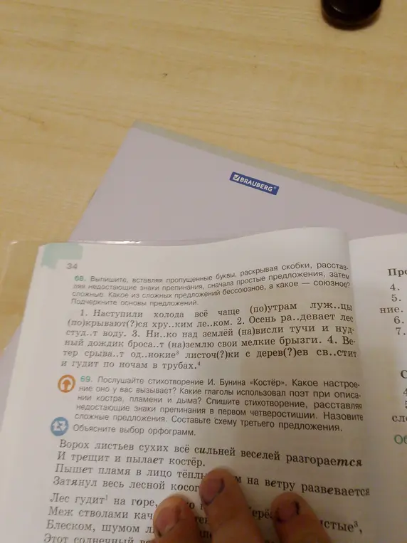 Выполни задание: выпиши, вставляя пропущенные буквы, раскрывая скобки, расставляя недостающие знаки препинания, сначала простые предложения, затем сложные. Какое из сложных предложений бессоюзное, а какое - союзное?