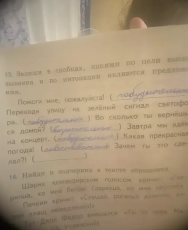 Определи тип предложения по цели высказывания и интонации: 'Зачем ты это сделал?!' и подчеркни обращения в тексте