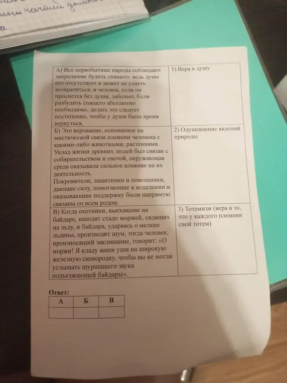 Можешь ли ты сопоставить понятия из столбиков?