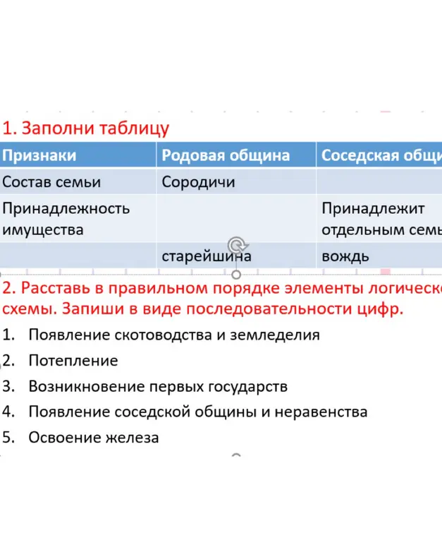 Помоги заполнить таблицу и расставить в правильном порядке элементы логической схемы.