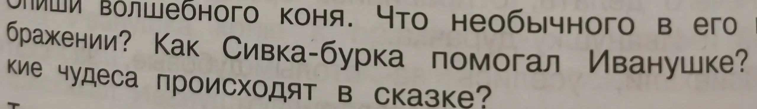 Опиши волшебного коня.