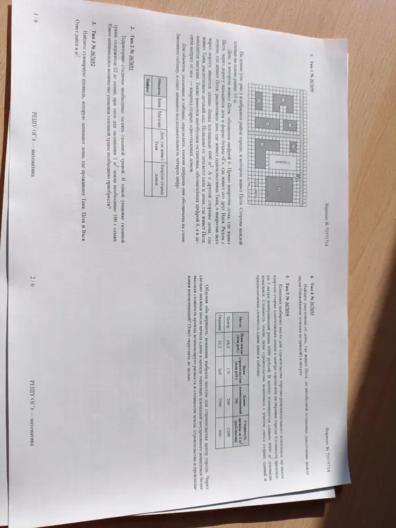 Можешь помочь решить задачи 1, 2 и 3, тип 1 № 367690, тип 2 № 367691 и тип 3 № 367692, а также 4 и 5?