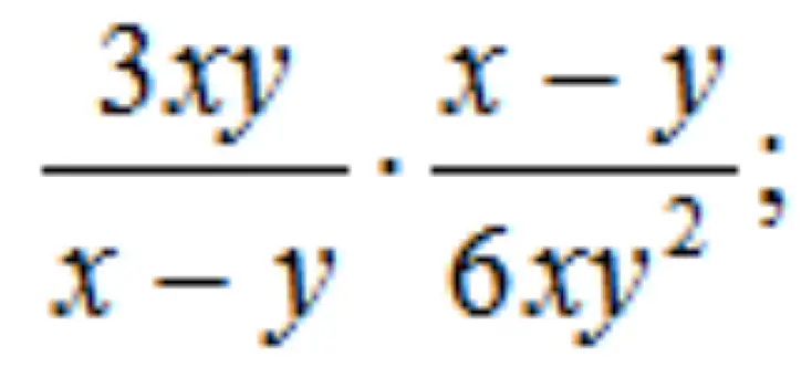 Ты просишь решить примеры с алгебраическими дробями: (3xy)/(x-y) * (x-y)/(6xy²) и (3x)/(x+2) : (x-3)/(9x²) : (x-3)/(x+2).