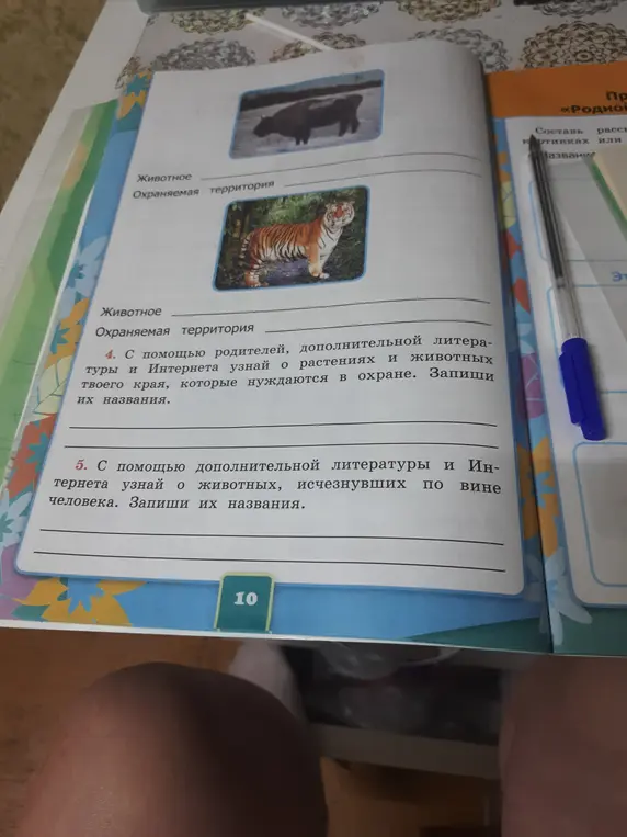 Помоги узнать о растениях и животных моего края, которые нуждаются в охране, и о животных, исчезнувших по вине человека
