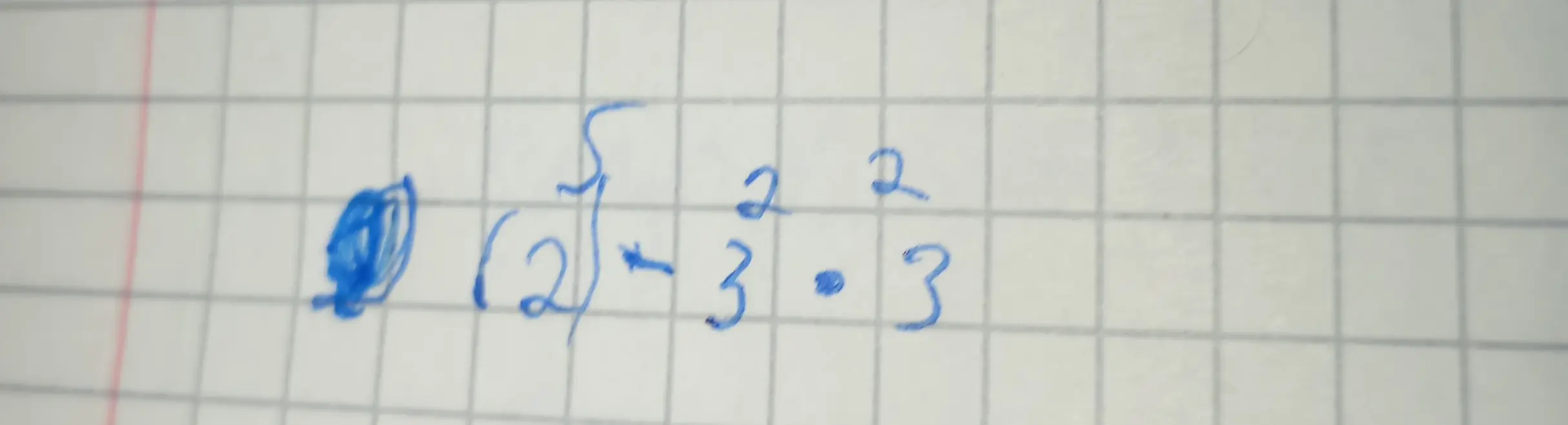 Вычисли значение выражения 2² - 3 * 3²