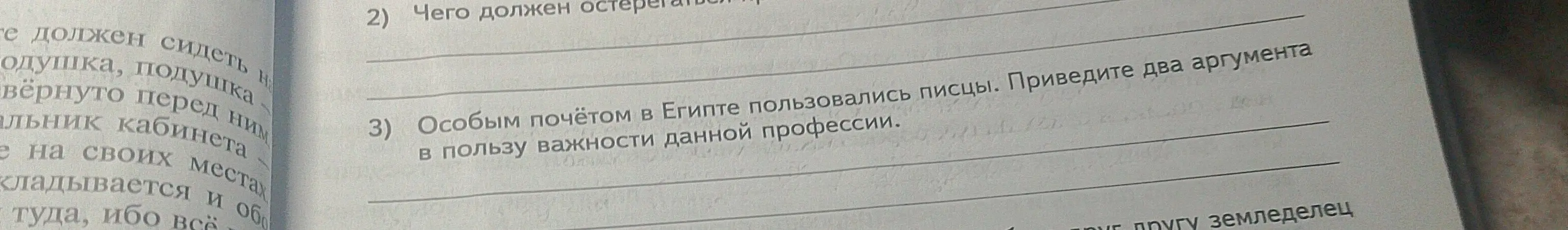 Приведи два аргумента в пользу важности профессии писца в Древнем Египте