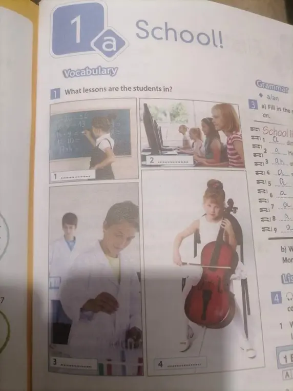 What lessons are the students in?