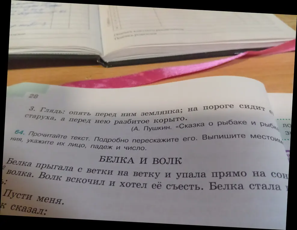 Подчеркни местоимения 3-го лица с предлогами. Определи их падеж, число и род. Выпиши местоимения, укажи их лицо, падеж и число