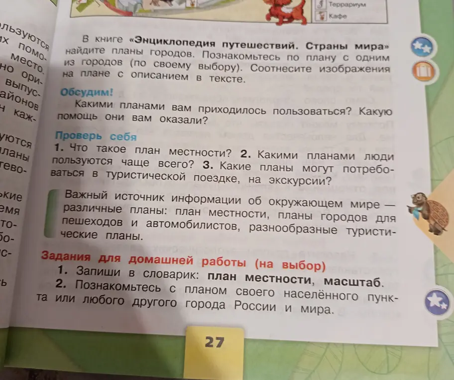 Что такое план местности?