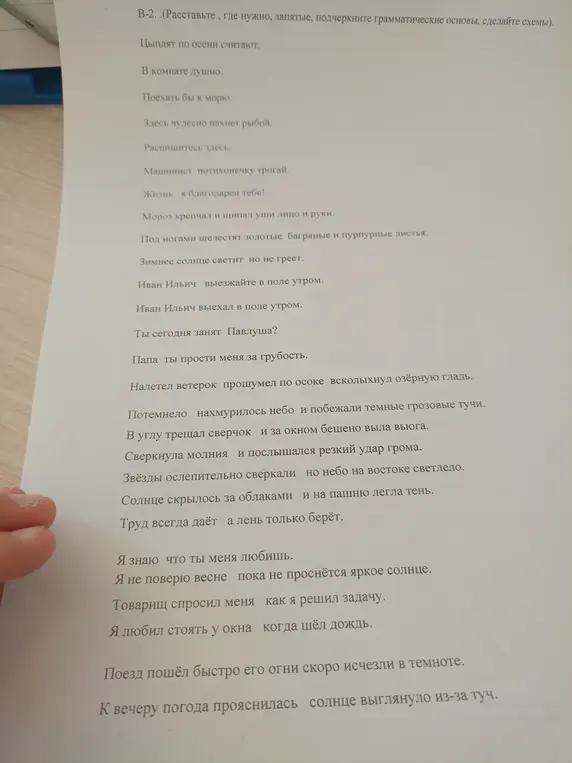 Расставь запятые, подчеркни грамматические основы и сделай схемы в предложении «Цыплят по осени считают».