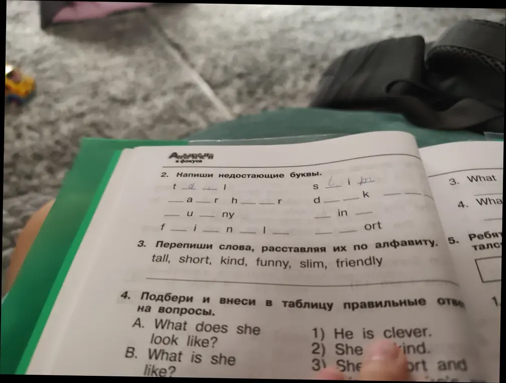 Помоги мне выполнить упражнения 2, 3 и 4 на странице 24 из сборника упражнений по английскому языку для четвёртого класса