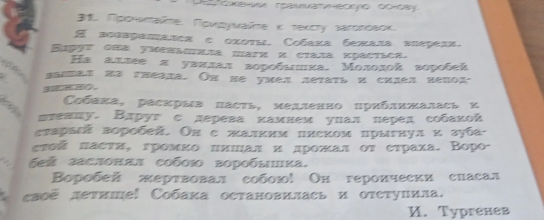 Придумай заголовок к тексту