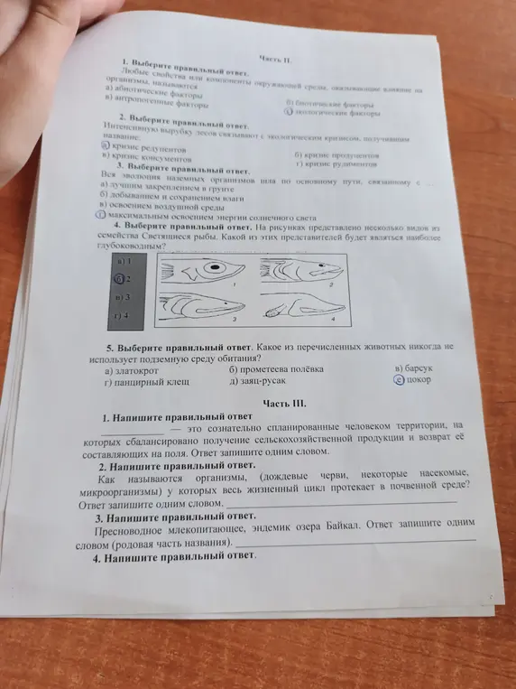 Выполни задания по биологии из учебника: в первом задании выбери правильный ответ. Любые свойства или компоненты окружающей среды, оказывающие влияние на организмы, называются...