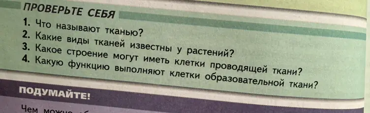 Что называют тканью?