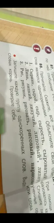 Скажи, все ли слова являются однокоренными и объясни свои ответы.