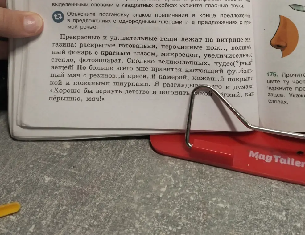 Объясни постановку знаков препинания в конце предложений, в предложениях с однородными членами и в предложениях с прямой речью; в выделенных словах в квадратных скобках укажи гласные звуки.