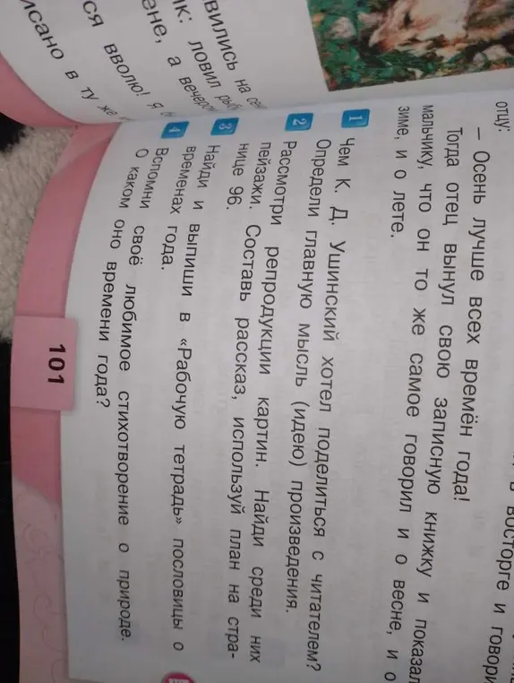 Ответь на вопросы по тексту.