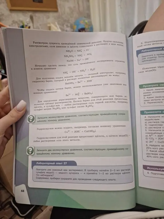 Выпиши свойства оснований с примерами.