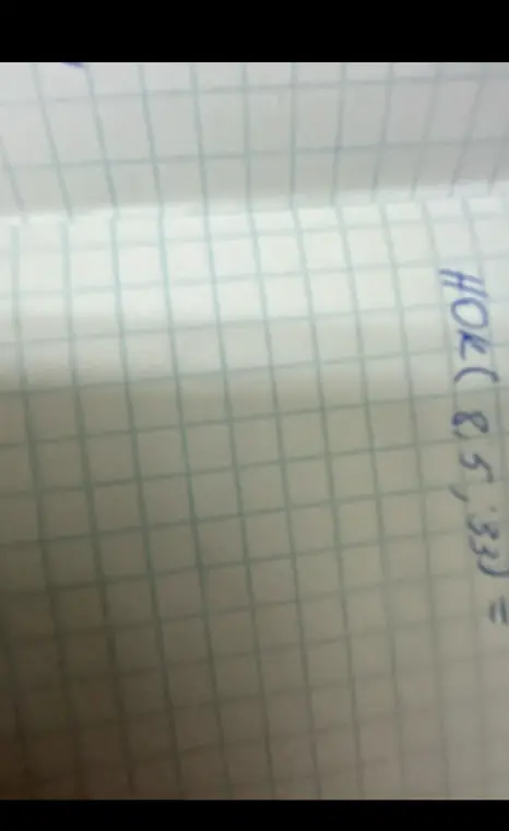 Вычисли НОК(85;33)