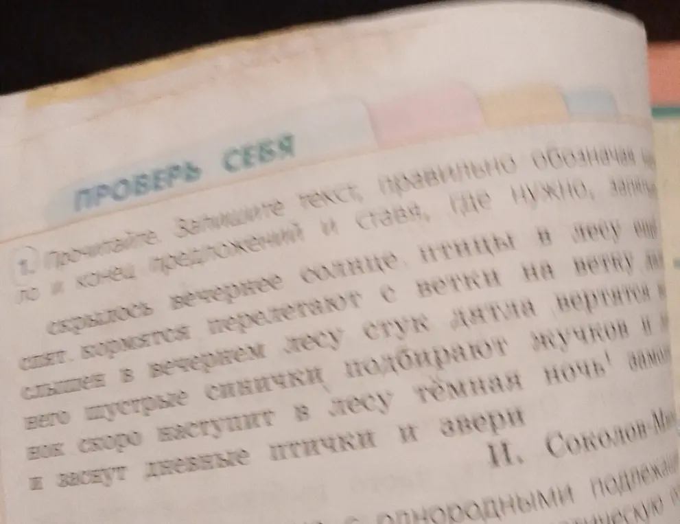 Расставь знаки препинания в тексте.