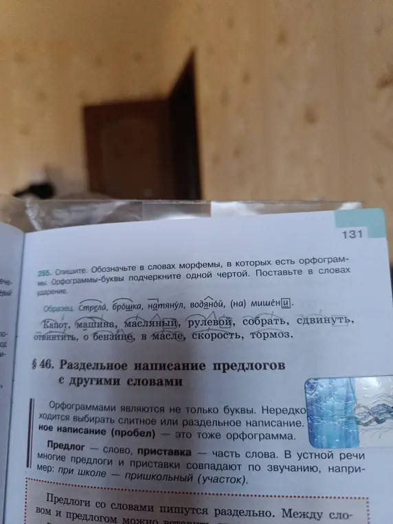 Спиши текст. Обозначь в словах морфемы, в которых есть орфограммы. Орфограммы-буквы подчеркни одной чертой. Поставь в словах ударение.