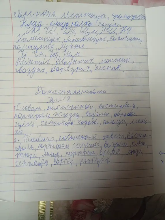 Укажи на ошибки в словах, которые я выписал