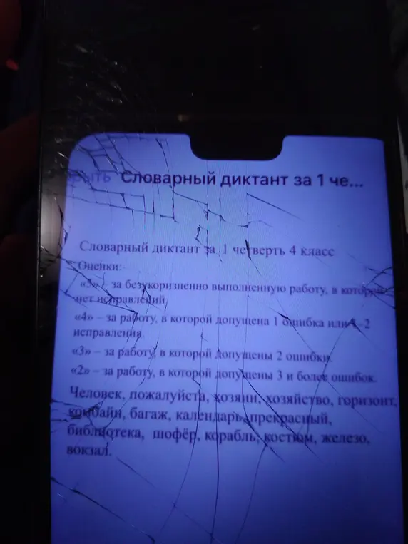 Напиши словарный диктант для 4 класса.