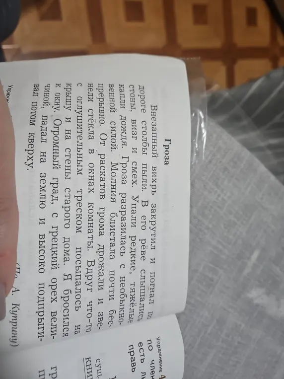 Прочитай текст, выпиши предложение с однородными членами, подчеркни однородные члены, отметь, к какому члену предложения они относятся, задай к ним вопросы. Устно проведи синтаксический разбор любого предложения.