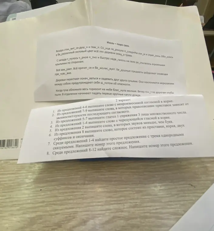 Выполни задание к тексту.