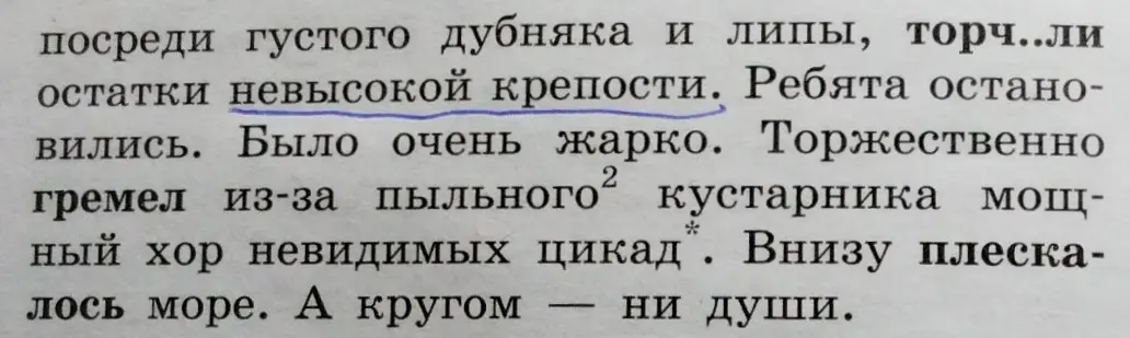 Распредели текст на абзацы