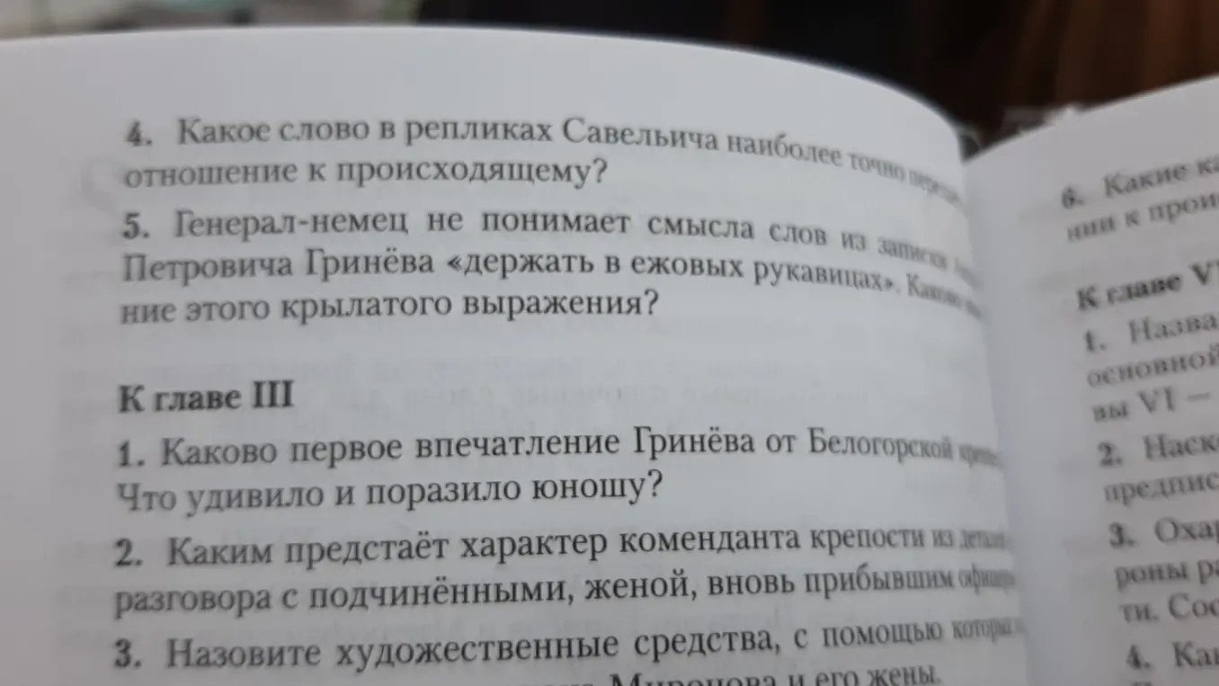 Ответь на вопросы по "Капитанской дочке": Какое слово в репликах Савельича наиболее точно передаёт отношение к происходящему?