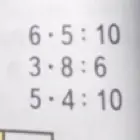 Вычисли выражения: 6 * 5 : 10, 3 * 8 : 6, 5 * 4 : 10