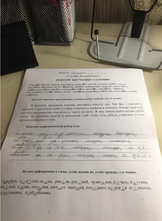 Выполни морфологический разбор слов.