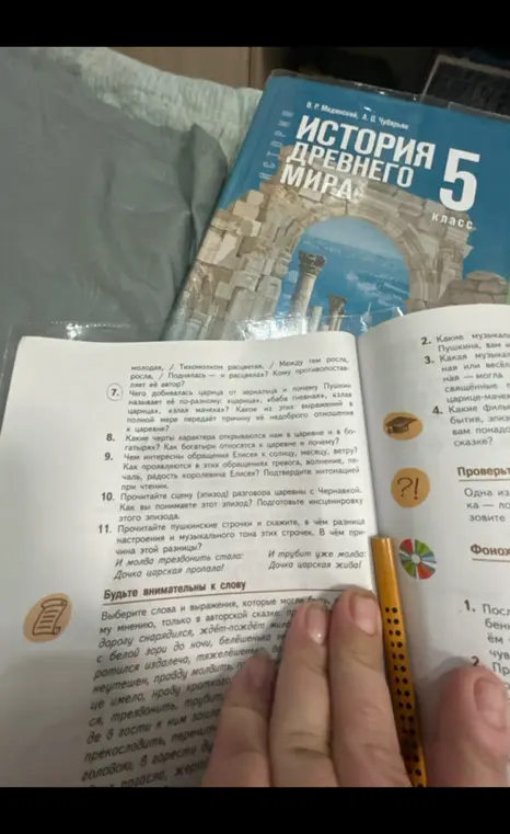 Ответь на вопросы по сказке о мертвой царевне и семи богатырях: чего добивалась царица от зеркальца, какие черты характера открываются в царевне и богатырях, чем интересны обращения Елисея, как ты понимаешь эпизод разговора царевны с Чернавкой, в чём разница настроения в строчках.