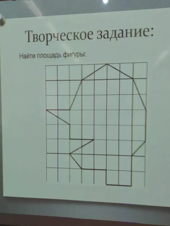 Найди площадь фигуры.