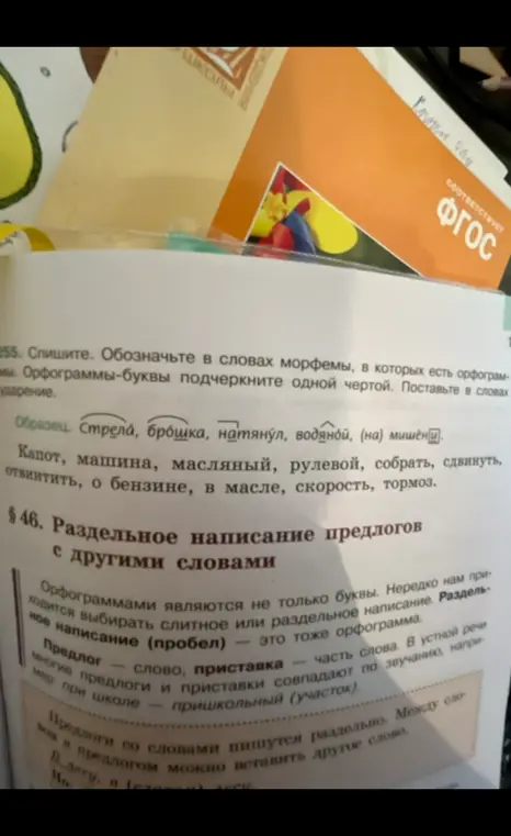 Спиши, обозначь в словах морфемы, в которых есть орфограммы, подчеркни орфограммы-буквы одной чертой, поставь в словах ударение.