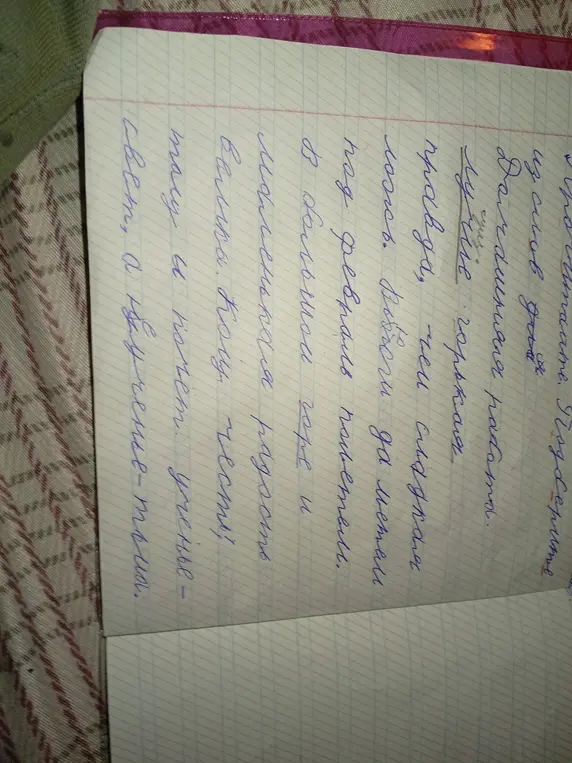 Подбери из слов для домашней работы.