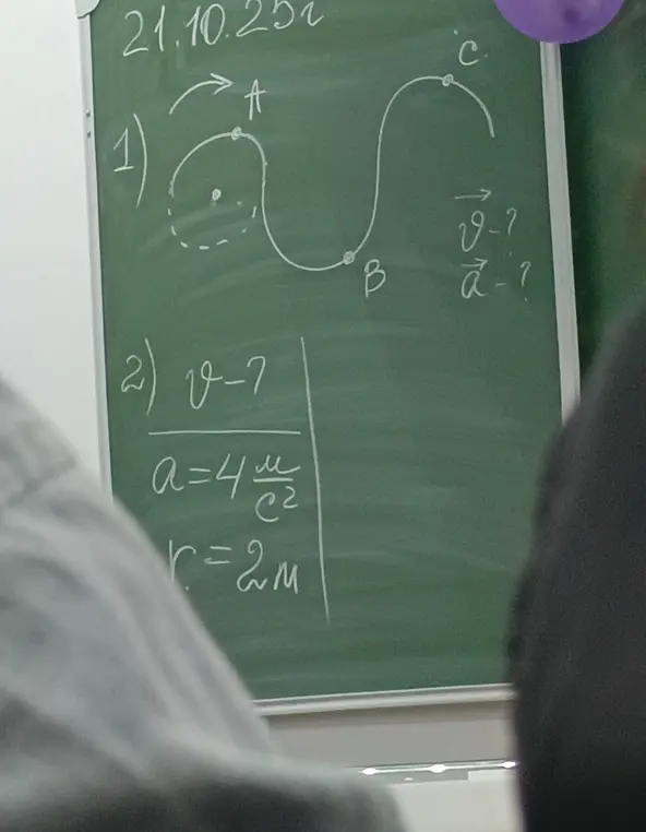 Найди скорость v, если a=4 м/с^2 и r=2 м.