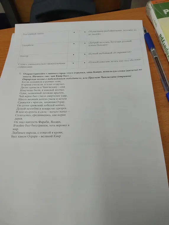 Охарактеризуй главного героя этого отрывка, хана Каира, используя слова (цитаты) из текста.