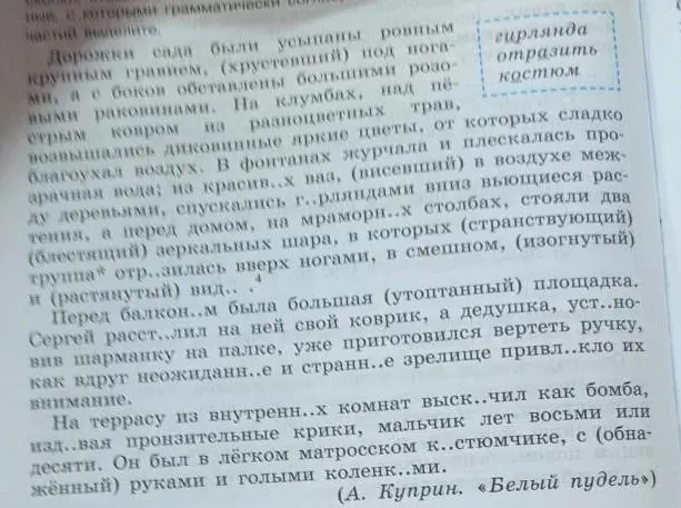 Выдели все прилагательные.