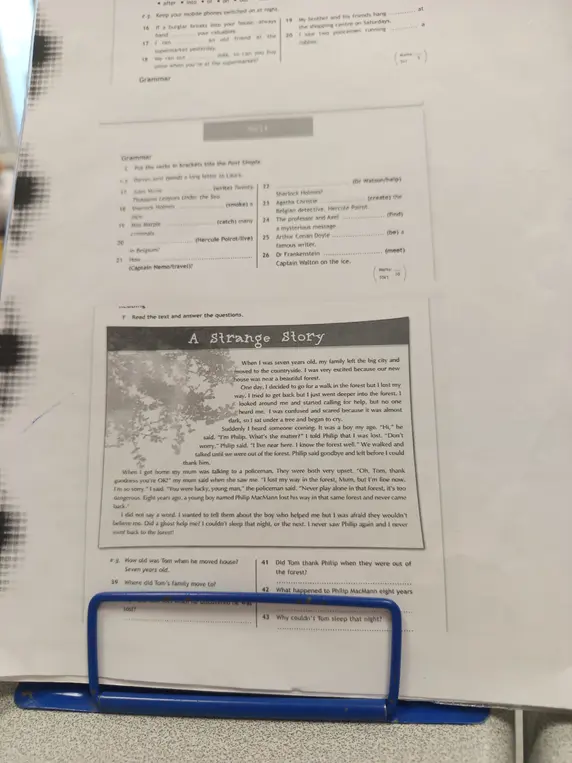 Выполни задания по тексту и грамматике английского языка.
