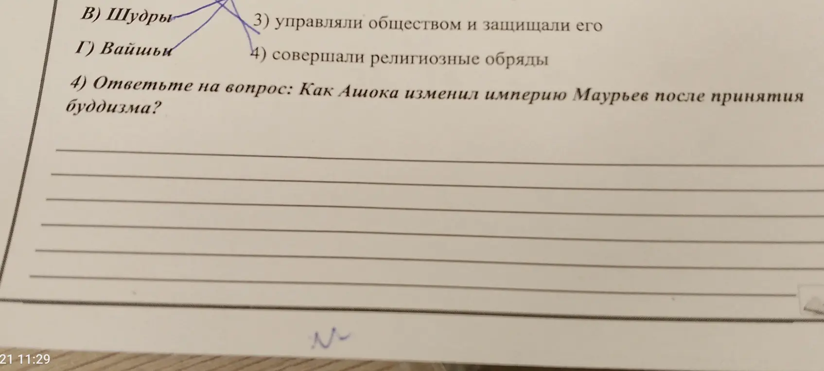 Как Ашока изменил империю Маурьев после принятия буддизма?