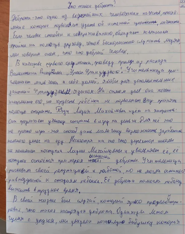 Помоги исправить ошибки в сочинении.