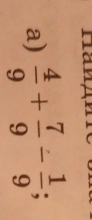 Найди сумму дробей: 1/9 + 7/9 + 4/9 (a)