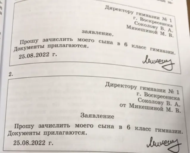 Разработай бланк заявления о включении в группу классников, которым предстоит посетить достопримечательности другого города.