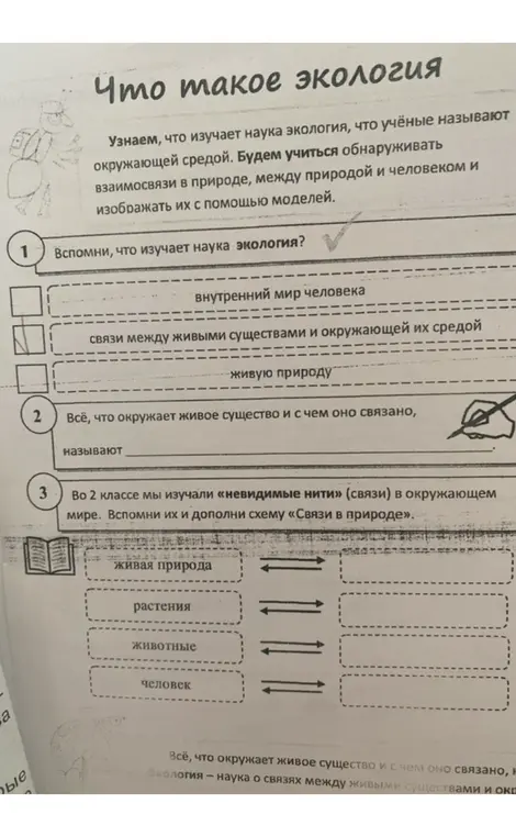 Вспомни, что изучает наука экология?