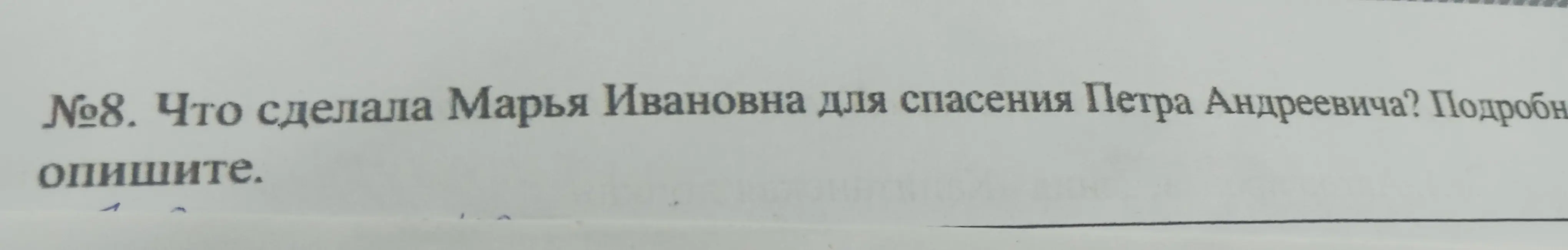 Опиши, что сделала Марья Ивановна для спасения Петра Андреевича.