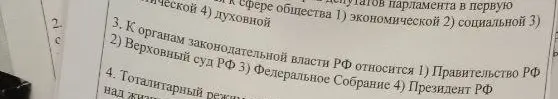 К органам законодательной власти РФ относится...?